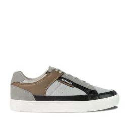 Woodland Men's Grey & Camel Sneakers-picture-15