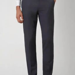 Van Heusen Navy Slim Fit Trousers-image-78