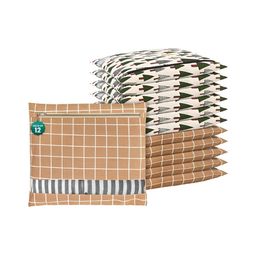 Aura Brown Set of 6 Regular Drawer Organiser Organisers-36