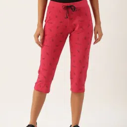 FEMEA Rose Cotton Print Capri-image-91