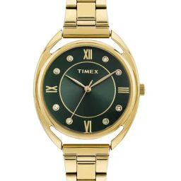 Timex Green Round Dial Analog Womens Watch - TWEL231SMU03-picture-11