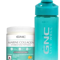 GNC Marine Collagen with Sipper|Vitamin C&E |for Radiant & Youthful Skin |Formulated In USA - 100 Gm-10