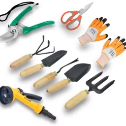 Goniry GOR0017 Gardening Tool Set with Wooden Handle Cultivator-image-102
