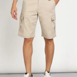 Lee Beige Straight Fit Cargo Shorts-picture-39