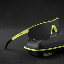 OKNO Raptor Black UV Protection Wraparound Unisex Sunglasses-picture-1