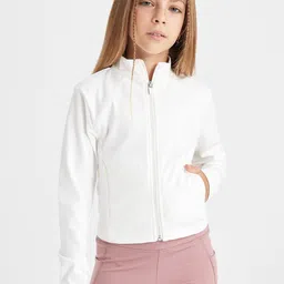 DeFacto Girls Long Sleeve Mock Collar Jacket-image-38