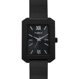 Timex Black Rectangle Dial Analog Womens Watch - TWEL233SMU01-image-7