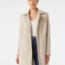 Forever New Cream Coat-image-27