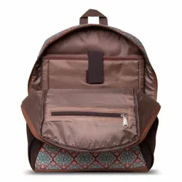 ZOUK 18 Ltrs Green Printed Backpack image 3
