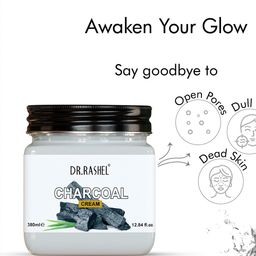 DR.RASHEL Charcoal Cream with 100% Activated Charcoal & Glycerin - 380ml image 3