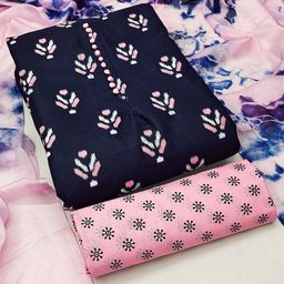 SAINOOR Printed Unstitched Dress Material-image-11