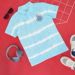 Pantaloons Junior Kids Blue Cotton Printed T-Shirt-image-69