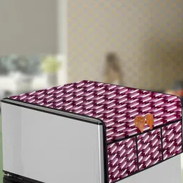 The Furnishing Tree Violet Printed Refrigerator Cover-image-81