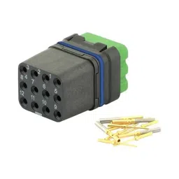 SOURIAU-SUNBANK / EATON RECTANGULAR MODULE, RCPT, 12POS, 3ROW, 8MQ2M1220SBE-image-4