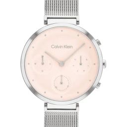CALVIN KLEIN 25200286 Minimalistic T-Bar Chronograph Watch for Women-image-14