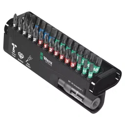 WERA BIT SET, 25MM, IMPAKTOR, 30PC, BC IMPAKTOR/30 BIT-CHECK-5