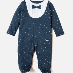 Giggles by Babyshop Boys Cotton Sleepsuit with Bow Accent-image-34