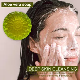 GROOVY Exfoliating And Deep Cleansing Aloe Vera Soap - 100 g-50