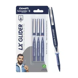 Schneider LX Glider 1 Blue, 1 Black & 1 Red Roller Ball Pen (Pack of 3)-image-94