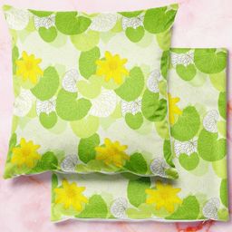 ArtzFolio Multicoloured Set of 2 Square Cushion Covers-0