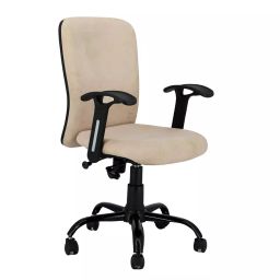 Zidle Leatherette Office Adjustable Arm Chair 114.3X60.96 cm Ergonomic Design Beige for Study & Home Office-picture-22