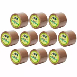 YAJNAS 2 inch 65 m Brown BOPP Tape (Pack 10)-5
