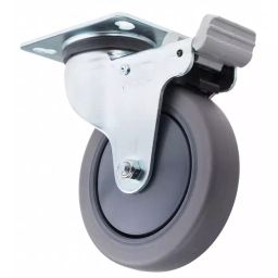 RS PRO Braked Swivel Castor Wheel, 90kg Capacity, 125 mm Wheel Model No 6667577-picture-24