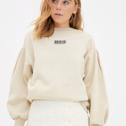 Trendyol Round Neck Drop Shoulder Sleeves Sweatshirt-21