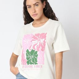 Vero Moda Women Floral Printed T-shirt-image-73