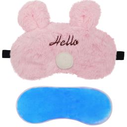 Jenna Fur Hello Pink Cute Sleeping Eye Mask With Cooling Gel - Pink-image-37