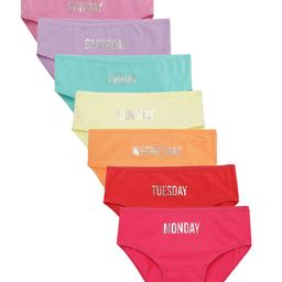 Charm n Cherish Cotton Weekdays Printed Briefs Pack of 7 - Multicolor-image-52