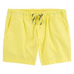 Carter's Solid Colour Shorts with Pocket Detailing - Yellow-image-48