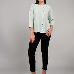 MAYKR Women Solid Regular Top-image-29
