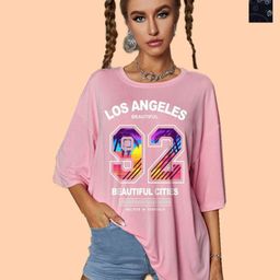 Christy World Women Pack Of 2 Oversized Typography Printed Drop-Shoulder Sleeves T-shirt-image-87