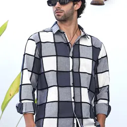 Campus Sutra Men Classic Checked Casual Shirt-image-89