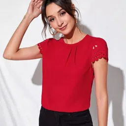 Stylecast X Slyck 
Solid Round Neck Top-image-90