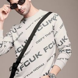 FCUK Brand Logo Printed Sweatshirt-image-18