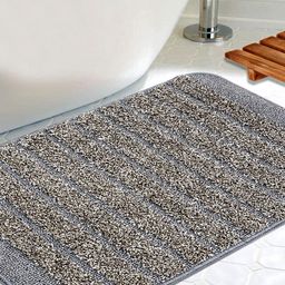 Saral Home Grey Striped Polyester Runner-16