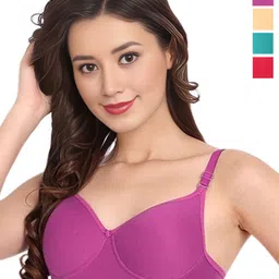 Liigne Women Pack of 4 Full Coverage Everyday Bra-picture-20