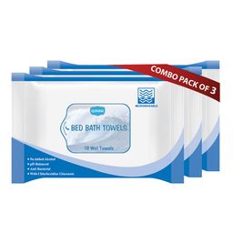 Ginni Set of 3 White 10 Pulls Wet Wipes-17