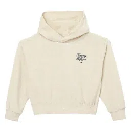 TOMMY HILFIGER Heathered Oat Embroidery Relaxed Fit Pullover-picture-10