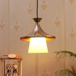 DecorativeRay Yellow & Gold Aluminium Hanging Light - Set of 1-image-118