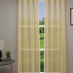 GM Yellow Polyester Curtain - Set of 2-22