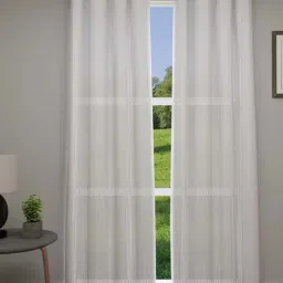 GM White Polyester Curtain - Set of 2-19
