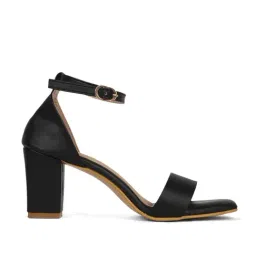 Iconics Women's Black Ankle Strap Sandals-93