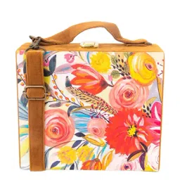 NR by Nidhi Rathi White Fabric Clutch-70