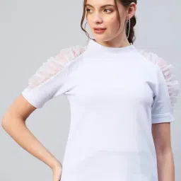 Marie Claire White A-Line Top-image-82