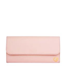 Caprese Lotte Blush Faux Leather Solid Wallet-image-28