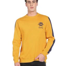U.S. Polo Assn. Mustard Regular Fit SweatShirt-image-52