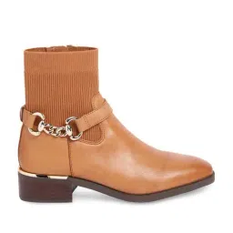 Aldo Women's Brown Casual Booties-image-33